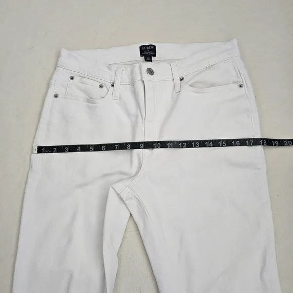 NEW J.CREW Flare Crop Ankle Jeans  Womens Stretch Mid-Rise  Sz 30 (8-10) - Picture 12 of 16